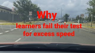 Why learners fail their test for excess speed  Tips on how to pass your driving test [upl. by Spain943]