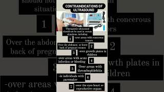 Ultrasound contraindications [upl. by Llovera]