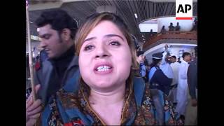 WRAP Opposition rally in Islamabad ADDS more Bhutto comment [upl. by Fine]