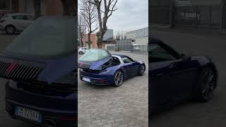 Porsche 911 992 targa 4S  roof opening [upl. by Chappelka]