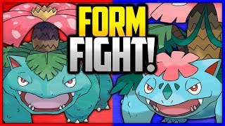 Venusaur vs Mega Venusaur  Pokémon Form Fight [upl. by Johanna]