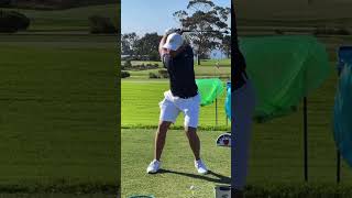 Bryson Dechambeau Face On Slow Motion Driver Swing [upl. by Fital]