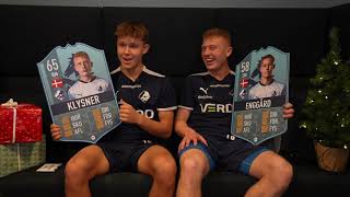 Randers FChjørnet  Spillerne gennemgår deres FUTkort 🎮💙 [upl. by Corry]