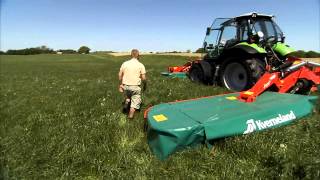 Kverneland 5087 M  2832 F Plain Disc Mowers [upl. by Namurt]