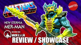 Masterverse New Eternia MerMan Quick Look Review  Showcase [upl. by Kcod]