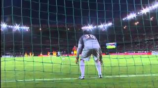 Paris Saint Germain vs FC Barcelona Penalty Shootout 4 August 2012 [upl. by Nilauqcaj]