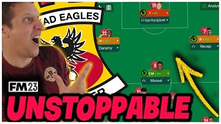 THIS TACTIC IS UNSTOPPABLE FM23 EAGLES EP26 [upl. by Etnauq]