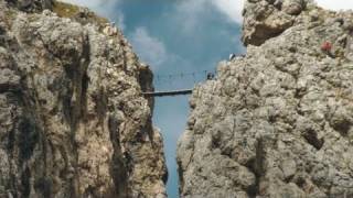 Pisciadu Klettersteig  Ferrata Dolomiten FullHD [upl. by Meakem]