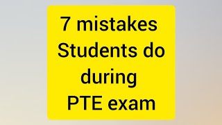 Study Australia from Nepal  7 mistakes Students do during PTE exam [upl. by Ojeitak]