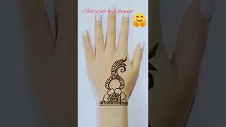 Simple mehndi design  stylish arabic mehndi design  mehndi designarabicmehndi [upl. by Rtoip106]