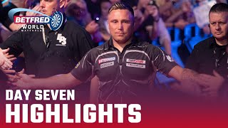 BACK ON TOP  Day Seven Highlights  2022 Betfred World Matchplay [upl. by Yalhsa]