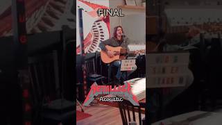 Monticelli performing an acoustic version of the classic song “Nothing Else Matters” by Metallica [upl. by Cedar466]