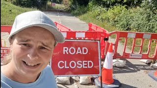 The Wiltshire Landslide Road Revisited The B4069 Lyneham To Dauntsey Bank Road Drone Footage [upl. by Jeremiah]