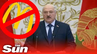 Lukashenko rants about McDonalds leaving Belarus Who wants to eat it [upl. by Leva]