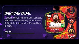 CARVAJAL 98 ALL SBC SOLUTION MADFUT 24 [upl. by Porty]