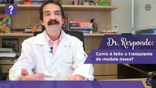 Dr Responde Como é feito o transplante de medula óssea [upl. by Trepur]