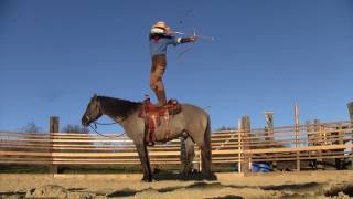 Mounted Archery Horse Training  part 2 preview [upl. by Elumas]