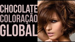 DESCUBRA A COLORAÇÃO USADA NO CABELO CHOCOLATE [upl. by Enirual261]