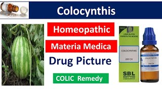 Colocynthis Homeopathic Medicine  Drug Picture  Materia Medica bhms materiamedica colocynthis [upl. by Beshore]