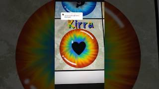 eye series  kirra🏳️‍🌈  shorts procreate digitalart shortsviral youtubecreatorcommunity [upl. by Krisha686]