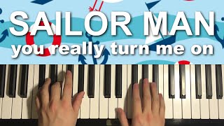 How To Play  Toy Box  The Sailor Song Piano Tutorial Lesson [upl. by Poppas]