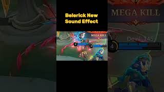 Belerick NEW SOUND EFFECT 🤓  IRRITATING ENEMIES WITH THIS SOUND EFFECT  Mobile Legends Bang Bang [upl. by Cory]