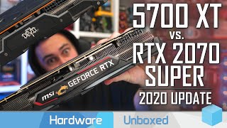 Radeon RX 5700 XT vs GeForce RTX 2070 Super 2020 Update [upl. by Assirual]