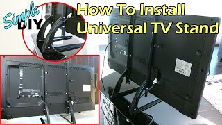 How To Install Universal TV Stand [upl. by Stempson]