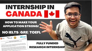 Mitacs Globallink Research Internship  Fully Funded Research Internship to Canada  Tips [upl. by Latsyrd]