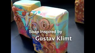 Klimts Tree of Life Soap Inspired by Gustav Klimt [upl. by Nalid778]