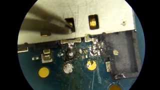 reparacion blackberry 9720 insert sim card  contactos dañados [upl. by Enirhtac450]