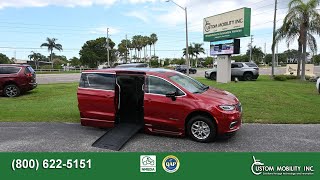 2024 Chrysler Pacifica with a Braunability Folding Side Entry Ramp [upl. by Stretch]