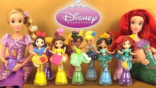 Disney Princess DIY Nail Polish Set Poupées Little Kingdom Vernis à Ongles [upl. by Malone]