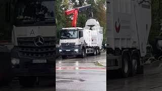 Altpapier Entsorgung Stadtwerke Rosenheim September 2024 MERCEDES BENZ AROCS [upl. by Leumek907]