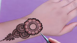 Very beautiful stylish mehndi design  easy amp simple mehndi design  mehndi ka design mehndi design [upl. by Jeritah]