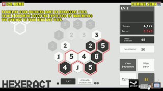 Hexeract PC  Roguelike deckbuilding game on hexagonal tiles [upl. by Lahey825]