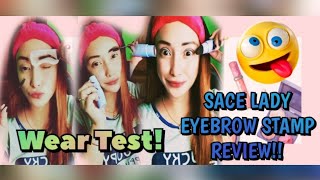 SACE LADY EYEBROW STAMP REVIEW [upl. by Nihs]