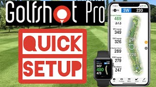 Golfshot pro app quick setup guide and review [upl. by Afaw]