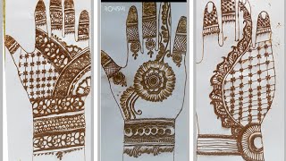 2 new simple mehndi designs। Mehendi designs। mehendi ka design মেহেন্দি ডিজাইন। [upl. by Nisse]