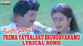 Prema Yatralaku Brundavanamu Full Song With Lyrics  Detective Naarada Songs  Mohanbabu Mohini [upl. by Odlanier]