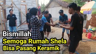 Bismillah Semoga Rumah Shela Bisa Pasang Keramik Lantai [upl. by Godrich94]