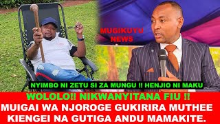 ACHA MDOMO MINGI WEE TIWE MAMI MUIGAI WA NJOROGE GUTHARIKIRA MUTHEE KIENGEI LIVE LIVE [upl. by Vivianna]