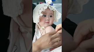 Babies first injections Funny reaction 🥺😂🤣 shorts funny funnyvideo cutebabies [upl. by Nahsar216]