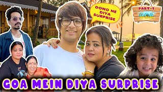 Goa Mein Diya Surprise🤩 souravjoshivlogs7028 PART 1  Bharti Singh  Haarsh Limbachiyaa  Golla [upl. by Menard]