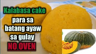 How to make Kalabasa cake  no oven  Pinoy TV [upl. by Verras]