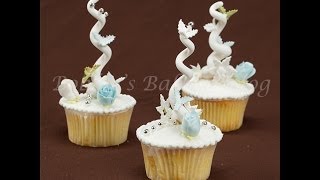 How to Decorate Inspired Fondant and Royal Icing Whoville Cupcakes [upl. by Saltsman]