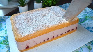 Verzaubern sie ihre Gäste mit diesem göttlichen Kuchen Cremiger Kirschkuchen ❤️ [upl. by Asseralc]