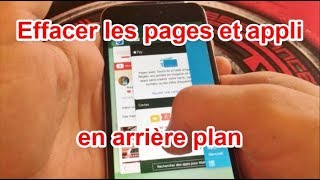 Comment éffacer les pages en arrière plan sur iphone 6 ou 5 ou 4 ect [upl. by Yanetruoc308]