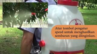 Cara penggunaan amp perawatan Hand Sprayer Elektrik Merek SWAN F16 [upl. by Phemia]