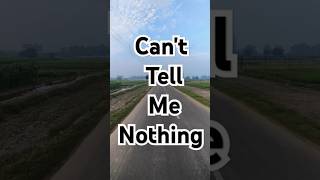 Cant Tell Me Nothing shorts cycling rap youtubeshorts [upl. by Notxam]